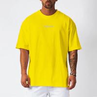 Muscleguys Camiseta de Entrenamiento de Verano Manga Corta, Secado Rápido, Estampado, Poliéster para Hombres - details 19