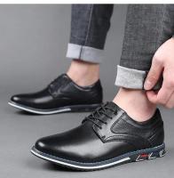Zapatos de Cuero para Hombres Zapatos Casuales con Suela Gruesa Resistentes al Desgaste - details 9