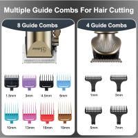 Hatteker-cortadora de pelo para hombre, máquina de corte de pelo sin cable, con cuchilla en T, color bronce, 2 unidades - details 3