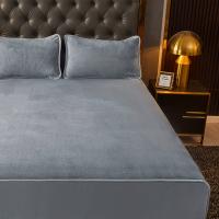 Ropa de cama de lana de color liso para dormitorio, habitación de huéspedes, hotel, solo, 1 pza - details 0