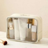 Nuevo PVC transparente femenino portátil grande lavado baño Fiess natación viaje estuche para cosméticos - details 11