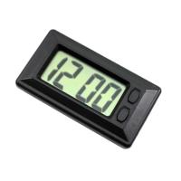 Reloj Digital con pantalla LCD, minireloj electrónico autoadhesivo con pantalla de calendario, portátil ultrafino - details 3