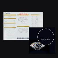 Pendientes de Moissanita de Oro 14k Joyería de Lujo para Mujeres con Certificado - details 8