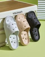 Zapatillas de baño ahuecadas para mujer, zapatillas de ducha antideslizantes, Zapatillas de casa de EVA ultraligeras y suaves - details 9