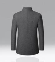 Trajes de Blazer de Cachemira para Hombres Ajuste Delgado, Cuello Alto, Traje de Negocios Casual - details 1