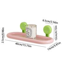 Estante de almacenamiento con ventosa de dopamina, estante de almacenamiento para colgar en la pared, organizador de artículos de tocador duradero de alta calidad - details 0
