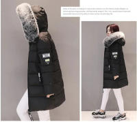 Chaqueta Parka de Invierno 2024 Cálida, Gruesa, Ajuste Delgado, Manga de Abrigo con Forro de Piel para Mujeres Moda de Talla Grande, Abrigo de Plumífero - details 11