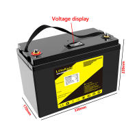 LiitoKala 12V 100Ah Lifepo4 Paquete de Celdas LCD Litio Hierro Fosfato Batería para Barco Motor Eléctrico Inversor - details 5