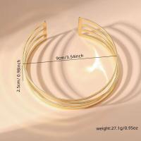 Pulsera en espiral minimalista Retro, diseño hueco ligero y urioso, adecuada para materiales de hierro para mujer, nueva moda - details 3
