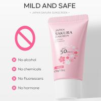Crema protectora solar hidratante de flor de cerezo, protección SPF con fórmula hidratante para una piel suave y brillante, 1/2/3 Uds. - details 7