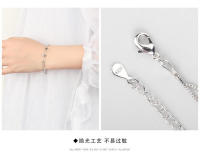 Pulsera de Estrella de Doble Capa Plateada Diseño Ins para Mujeres Estilo Coreano de Verano - details 4