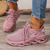 Zapatillas de deporte de moda de las mujeres Zapatillas de correr transpirables casuales Suela suave Zapatos únicos de moda - details 3