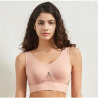 Sujetador deportivo de color sólido para mujer, top de fitness, gimnasio, yoga, entrenamiento atlético, suave, acolchado - details 6