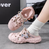 Zuecos de mujer con punta cerrada, estilo veraniego, antideslizantes, sandalias de playa para hombre, para uso al aire libre - details 11