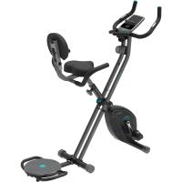 Estática Plegable con Volante de Inercia X-Bike, Sistema Silence Fit, Con y Sin Respaldo, Manillar y Sillín Regulable, Pulso, Pantalla LCD, Soporte para dispositivos, Ruedas - details 17