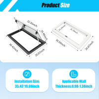 Escotilla de ventilación para caravana, ventana de empuje con bisagras, MG16RW, 900x500mm - details 0