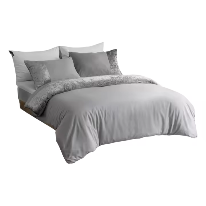 Juego de Ropa de Cama de Terciopelo Cubierta de Edredón Super King Tamaño 220x240 - 1