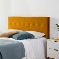Cabecero tapizado 140x100 cm , para cama 135, terciopelo, patas de madera, herrajes incluidos - details 7