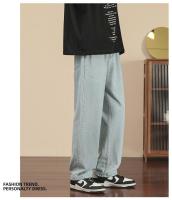 Jeans Casuales para Hombres 2023 Estilo Recto y Largo hasta la Tobilla Pantalones de Pierna Ancha - details 13