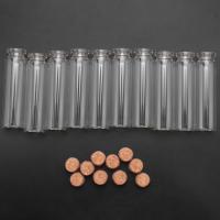 10 Uds. Mini botella de los deseos transparente de 20ml, frasco de cristal con mensaje con corcho para decoración del hogar - details 5