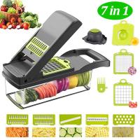 Cortador Multifuncional de Verduras con Cuchilla de Acero Para Batatas Frutas Pulpa de Carne Cortador de Queso Gadgets de Cocina - details 0