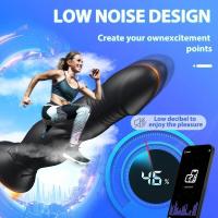 Embalaje privado SEXY Inalámbrico Bluetooth Telescópico Anal Plug Vibrador APP Remoto Vibrador Dildo Masculino Estimulador de Próstata Juguete Sexual para Hombres Gay - details 10