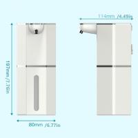 Dispensador automático de jabón por inducción de 360ML con Sensor recargable por USB, dispensador de lavado de manos, montado en la pared, resistente al agua - details 0