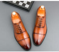 Zapatos de cuero de negocios para hombres de gran tamaño, zapatos Oxford versátiles - details 13