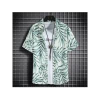 Ropa de playa para hombre, conjunto de 2 piezas, camisa hawaiana y pantalones cortos de secado rápido, ropa de moda para hombre, trajes informales estampados de verano - details 9