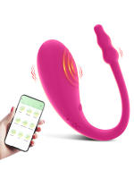 Consolador inalámbrico con Bluetooth para mujer, vibrador realista con aplicación remota, huevo vibrador para clítoris, bragas vibradoras femeninas, juguete sexual - details 11