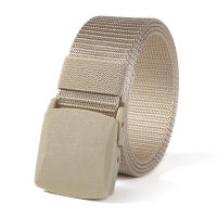 Cinturón ajustable para hombre, hebilla de plástico de nailon de lona, adecuado para deportes al aire libre, 125cm - details 14
