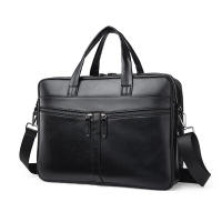 Portátil de Negocios para Hombres 15.6 pulgadas, Gran Capacidad, Bolsa de Documentos A4 con Cremallera de Múltiples Capas - details 0