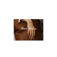 Anillo elegante de perlas de imitación envueltas en alambre de acero inoxidable para mujer, anillos clásicos chapados en Pvd en oro, resistentes al agua, regalos de cumpleaños - details 6