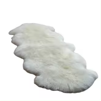 Alfombras de piel de oveja sintética Súper suaves y esponjosas, alfombra de felpa para dormitorio de alta densidad, piso, sofá, sala de estar, pasillo - 1