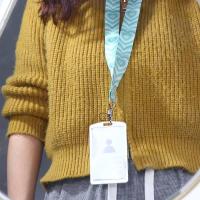 Llavero con cinta para correas, correa para teléfono móvil, soporte para etiqueta de nombre, cordón de corazón, correa para el cuello de amor, soporte para insignia, tarjeta de identificación, cuerda para colgar - details 2