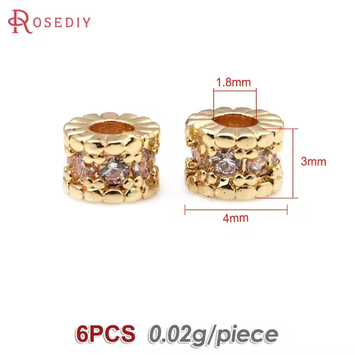 Pulseras de Plata de Zirconia Diseño de Rueda de Metal de 18K Oro Accesorios de Joyería Hechos a Medida en China - 1