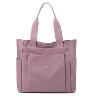 Casual bolso de las mujeres 2025 verano nueva moda de gran capacidad casual color sólido tela de nylon hombro portátil madre bolsa - details 7