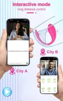 Control APP Vibrador Estimulación Clitorial G-spot Huevo Vibrante Inalámbrico para Adultos - details 7
