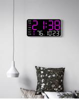 Reloj de Pared Digital LED Doble Alarma Control Remoto Función de Fecha y Hora - details 11