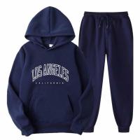 Conjunto de 2 piezas para hombre y mujer, sudadera con capucha, chándal y pantalones deportivos, pantalones deportivos con cuello redondo - details 5