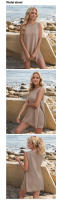 Conjuntos de 2 piezas para mujer: top corto de punto sin mangas y pantalones cortos de cintura alta |   Conjunto de Salón Suave |   Ropa de playa, viajes, primavera y verano. - details 2