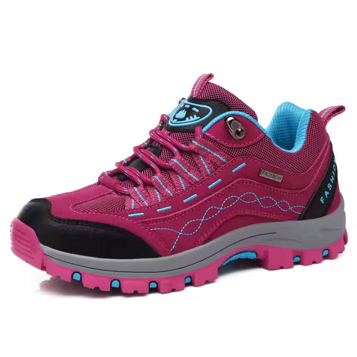 Zapatos de senderismo de alta calidad para mujer, calzado antideslizante y transpirable duradero para escalar al aire libre, calzado de montañismo, zapatillas cómodas - 1