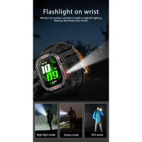 Reloj Inteligente Militar para Hombres Pulsera con Rastreo GPS, Bluetooth, Llamadas, Batería de 2024 Mah, Compás, Iluminación LED - details 8