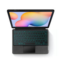 Teclado inteligente compatible con Bluetooth para Samsung Galaxy Tab S6 Lite, funda de tableta de 10,4 pulgadas, Trackpad retroiluminado, Teclado dividido - details 0