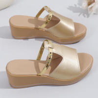 Sandalias Matsuke de tacón alto con punta abierta, huecas, con suela gruesa y talla grande para mujer, ropa de verano. - details 5