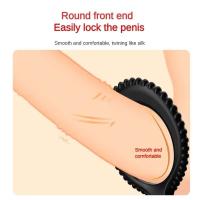 Leten-anillos de bloqueo de silicona para hombre, anillo reutilizable para retrasar la eyaculación, productos de Bondage para el escroto, juguetes eróticos para erección de pareja - details 3