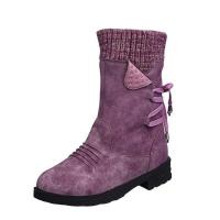 Otoño Invierno mujer moda pisos botas martin zapatos de moda casual botas para mujer - details 4