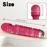 Vibrador de Dildos Telescópico de Silicona Tamaño Grande Tres Motores Masajeador de Couple - details 6