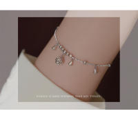 Pulsera de Palacio Estilo Chino de Plata Pura Diseño de Campana de Tobillo para Mujeres - details 6