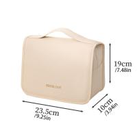 Bolso de mano, bolsa de maquillaje de nailon, bolsa de almacenamiento multifuncional impermeable a prueba de polvo, bolsa colgante de gran capacidad, bolsa de cosméticos grande - details 0